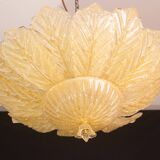 Dubai, Murano Glass Gold Flush Mount, 1970s