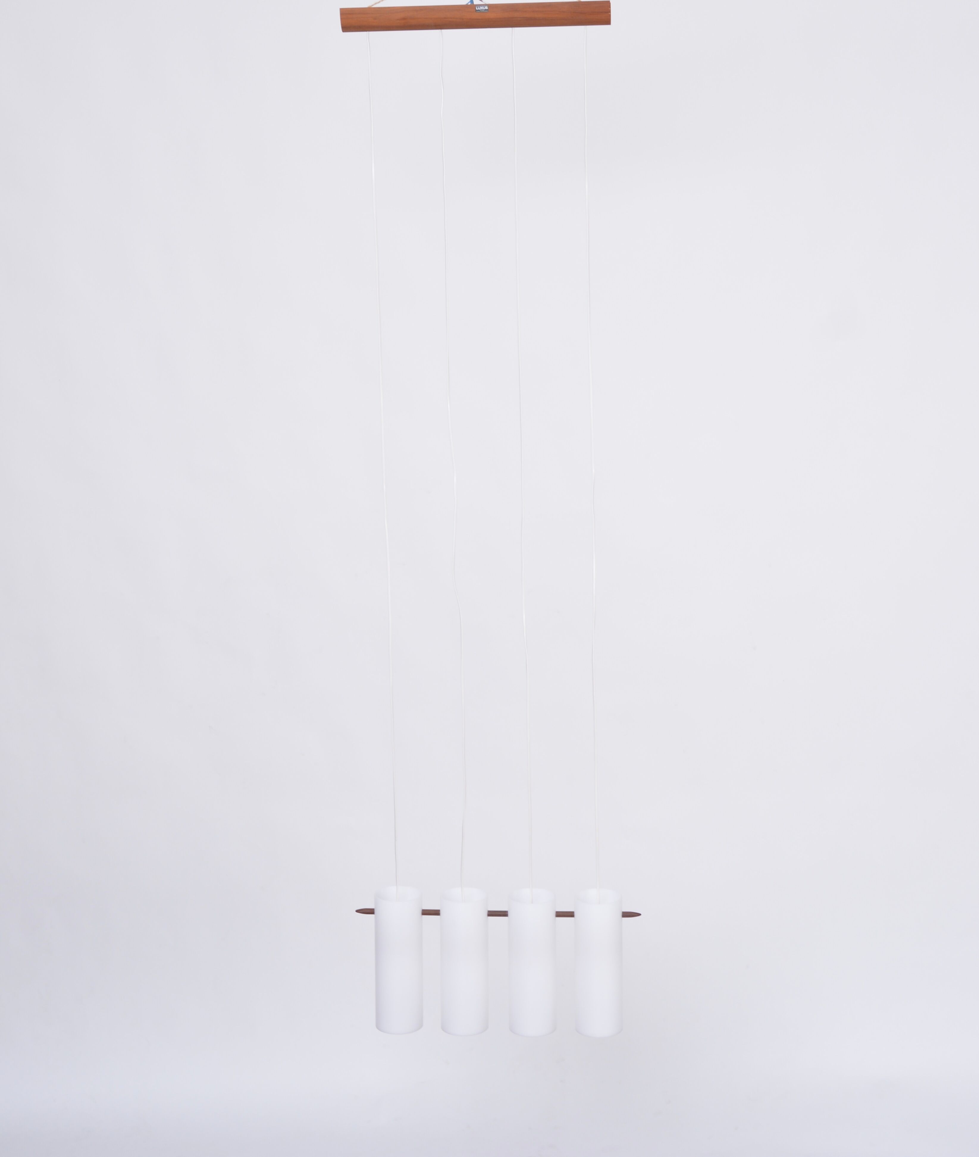 Swedish Mid-Century Modern pendant lamp model 538 by Uno & Östen Kristiansson for Luxus