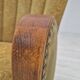 1960s, Danish highback armchair, original condition, cotton/wool.