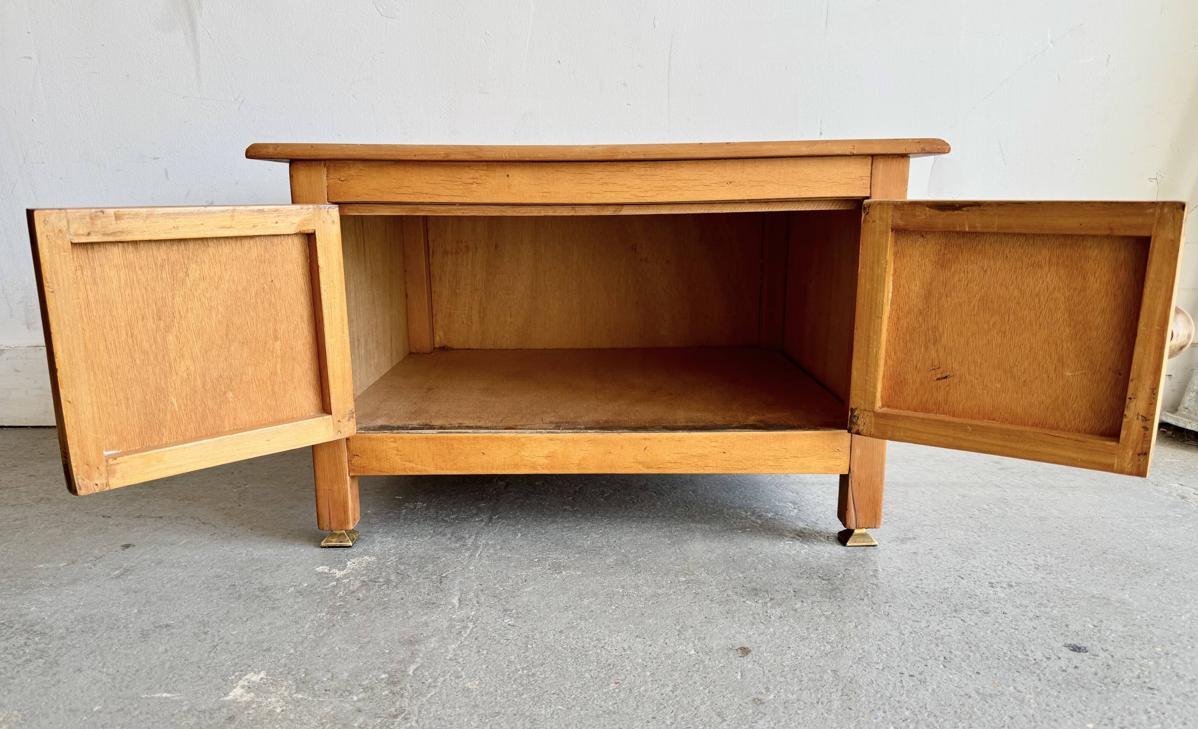 Vintage Low Bedside Cabinet