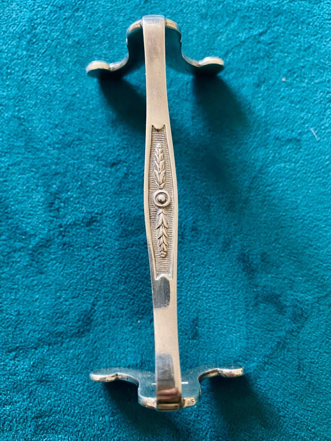 6 Christofle silver-plated metal knife rests