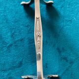 6 Christofle silver-plated metal knife rests