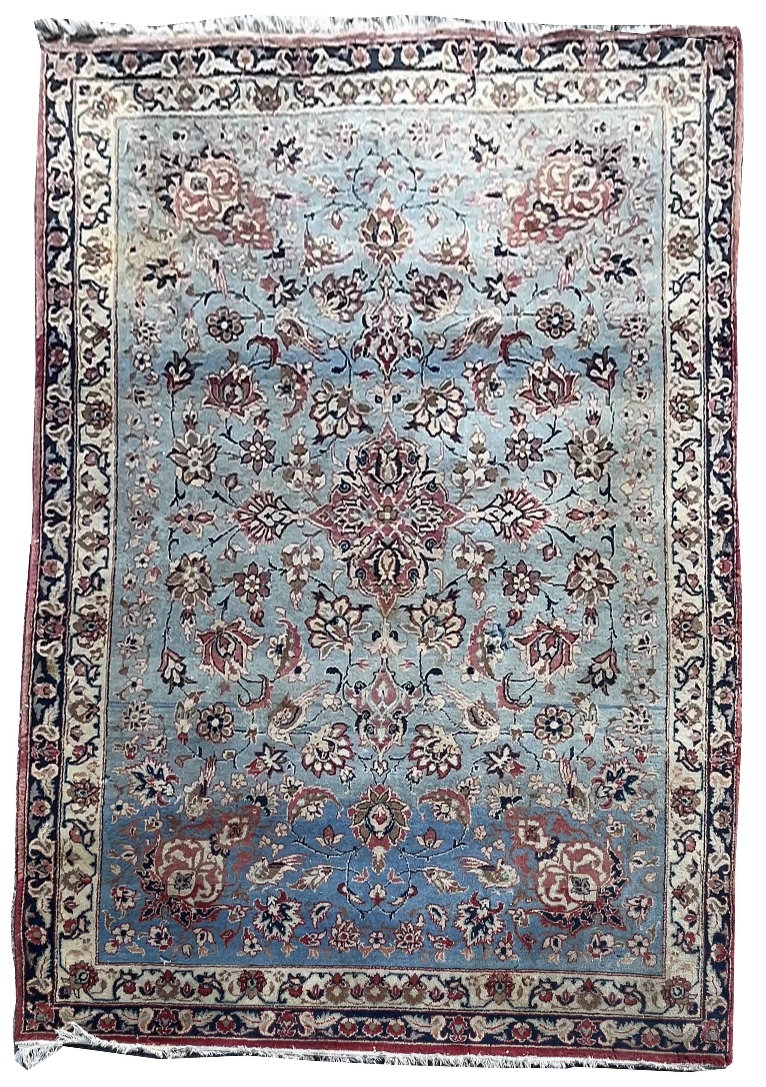 Oriental carpet iran Isfahan Nadjafabad Persian: handmade. Dimensions: 1.60 x 2.30 m