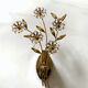 Lot de 2 appliques bouquet de fleurs