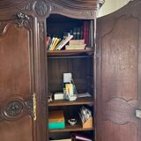 Richly carved Norman wedding cabinet