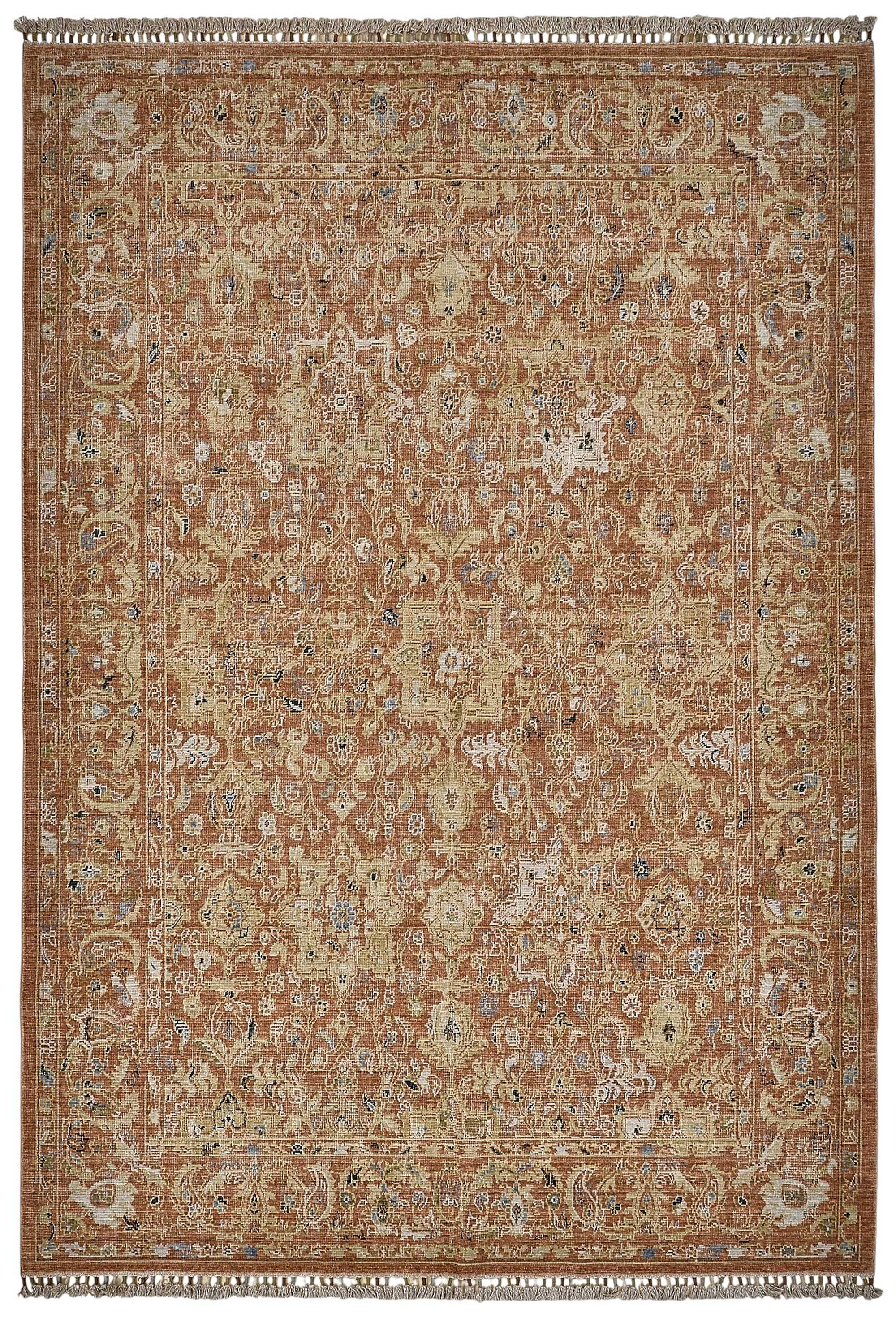 Turkish Handcrafted Loom Oushak Rug 206 cm x 292 cm