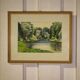 Watercolour riverbank by J. Richard 1975