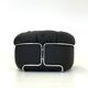 Italian Space Age armchairs in black