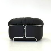 Italian Space Age armchairs in black