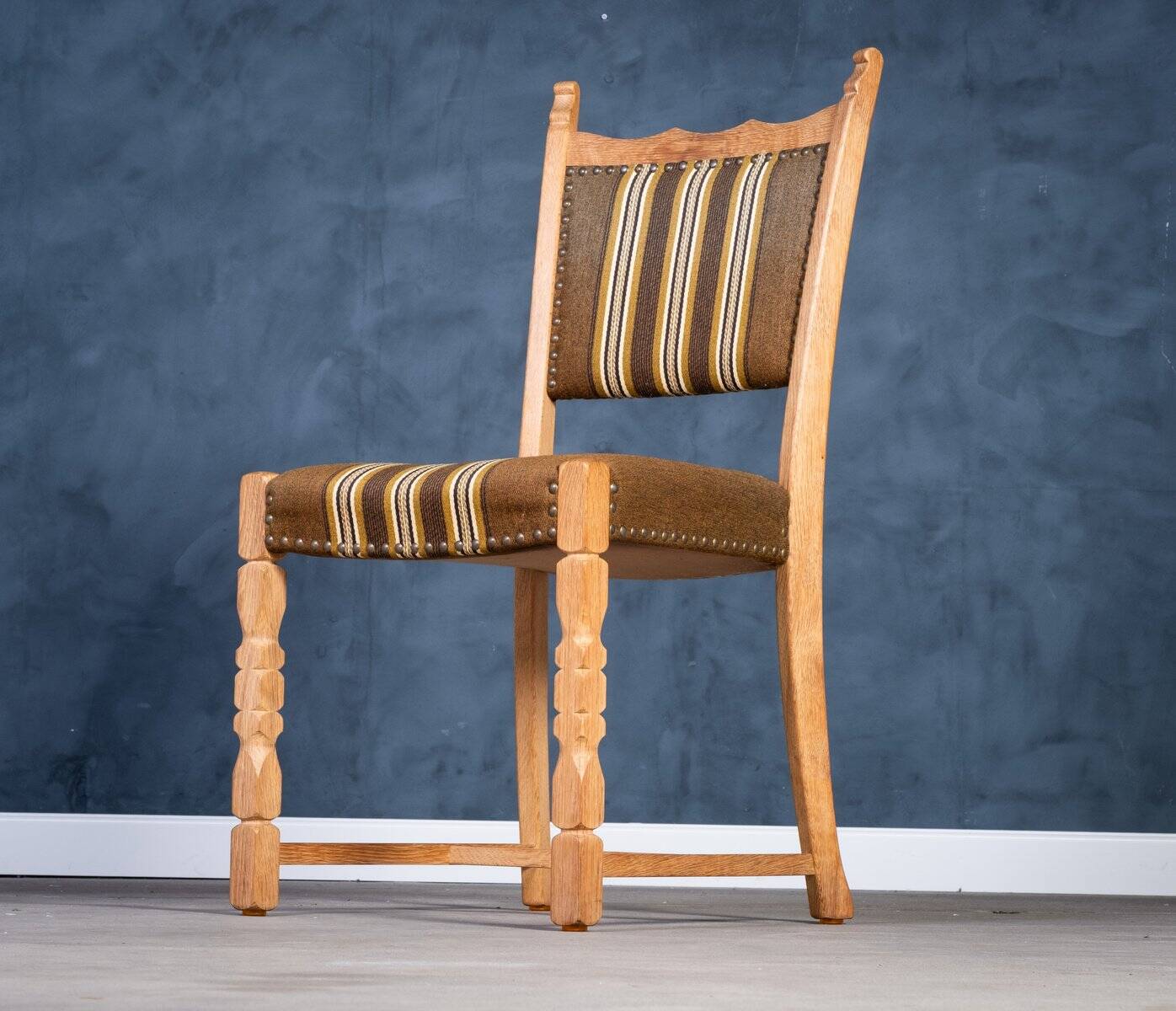 Vintage Oak Chairs, Denmark, 1960s, Set of 4