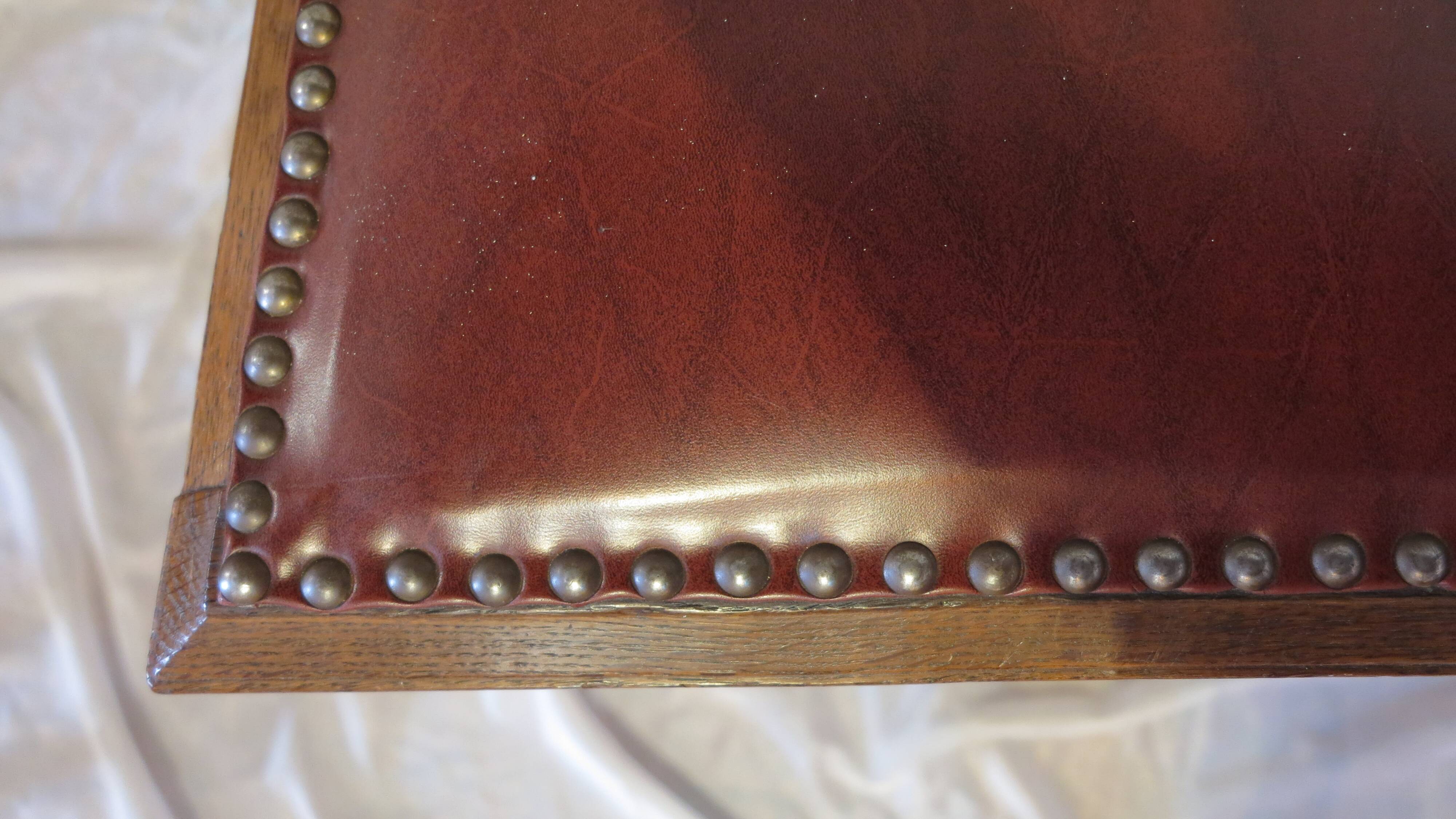 set of 5 oak dining room chairs