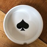 Set of 4 ashtrays playing cards crippa milano
