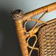Rattan armchair 1950s vintage