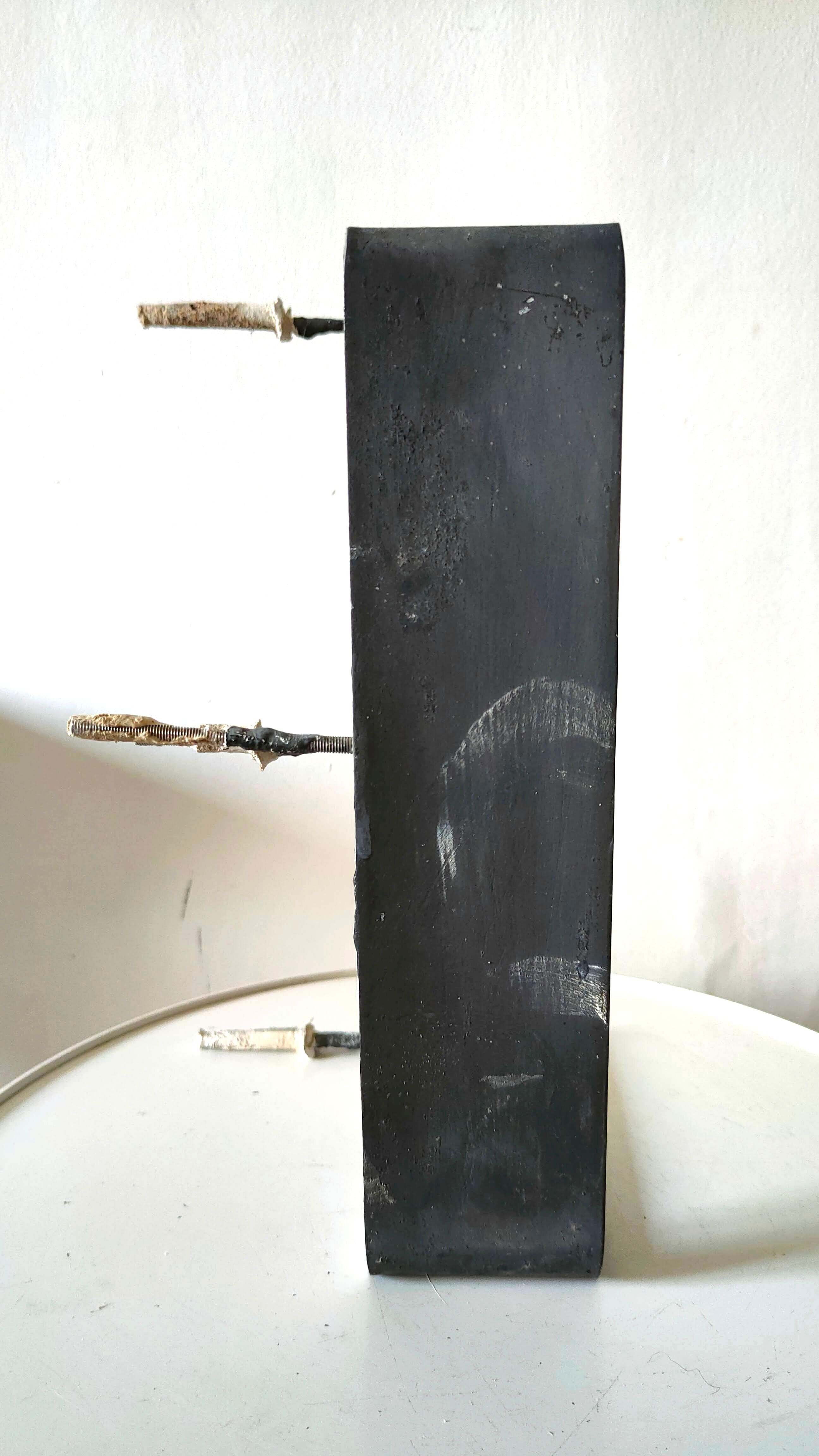 Vintage metal letter E