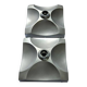 Rare Pair of Midcentury Wall or Ceiling Flushmounts, Italy, 1970s