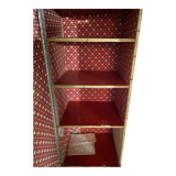 Vintage wooden wardrobe in the style of Adrien Audoux & Frida Minet