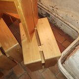 Series of 5 stools by Charlotte Perriand les Arcs