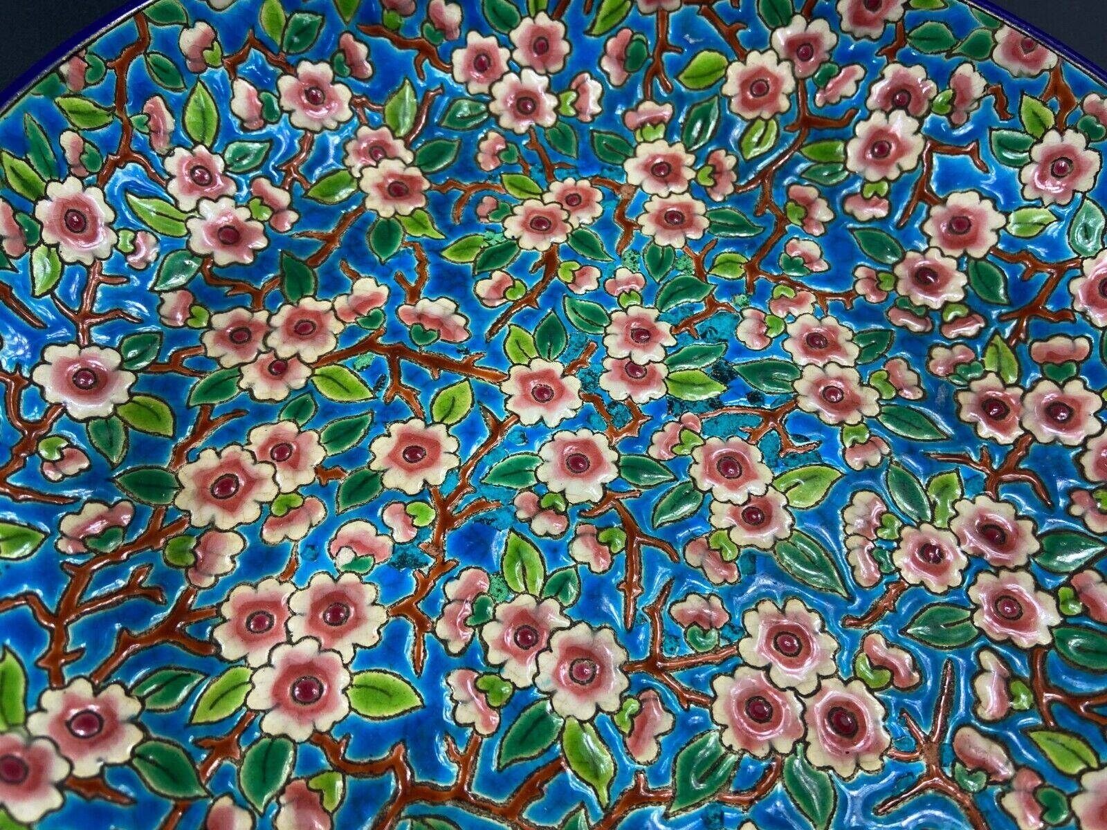 Longwy earthenware hollow salad bowl