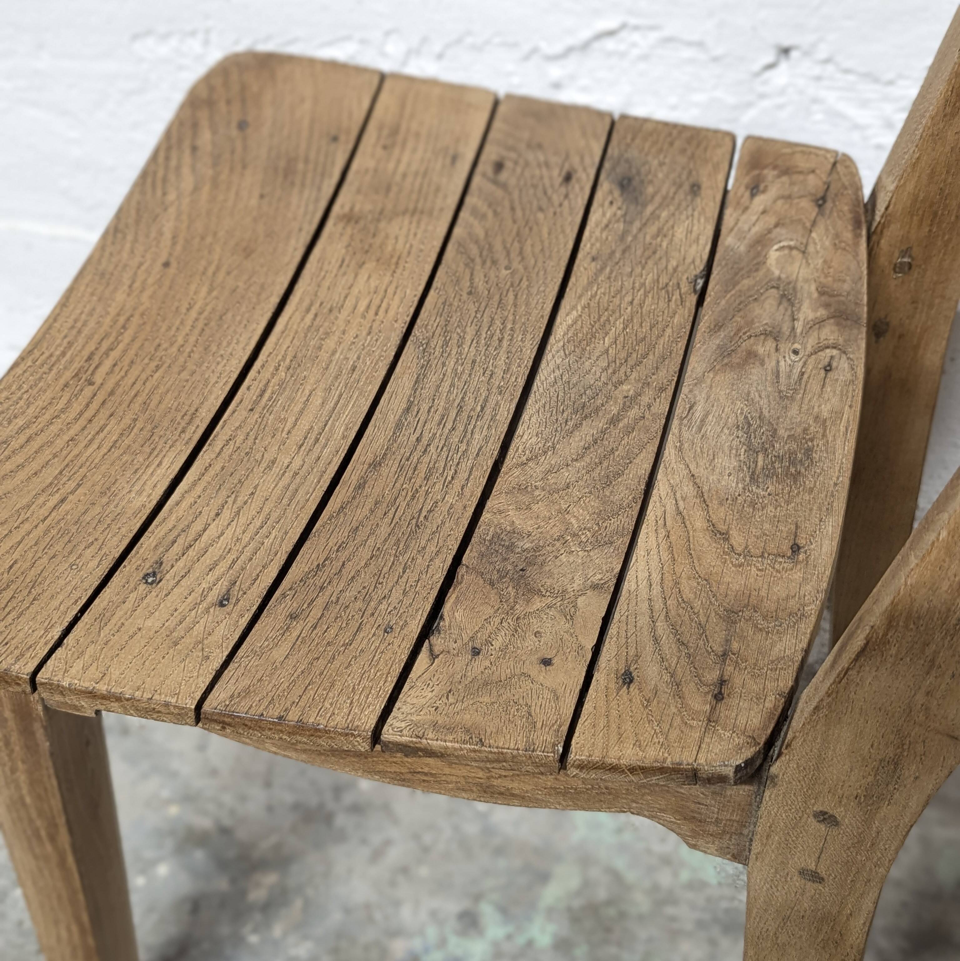 Pair of oak chairs
