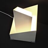 Modernist metal lamp by SCE, France 1950