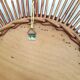 Vintage sun mirror - rattan / wicker - 1970