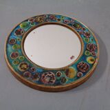French ceramic mirror, 1960s