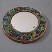 French ceramic mirror, 1960s