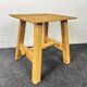 Square wooden stool