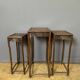 Set of three Chinese stools.