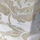 Petit siège de coiffeuse – Fauteuil vintage années 50 Chintz ivoire