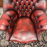 English Springvale Chesterfield Office Chair Oxlbood