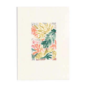 Jungle in Bloom Monoprint