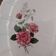 Ravier in earthenware L'Amandinoise decoration pink flowers