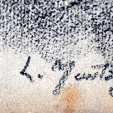 Pastel signed Laura Muntz 1909