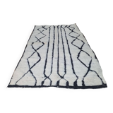 Handmade wool Berber rug 250 x 150 cm