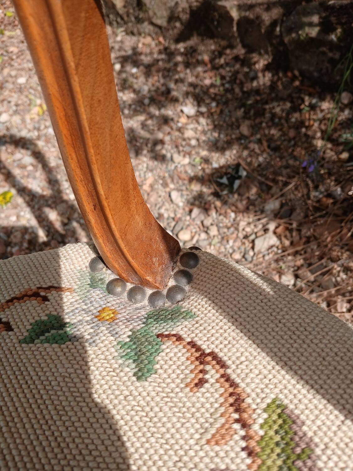 Antique upholstered chair