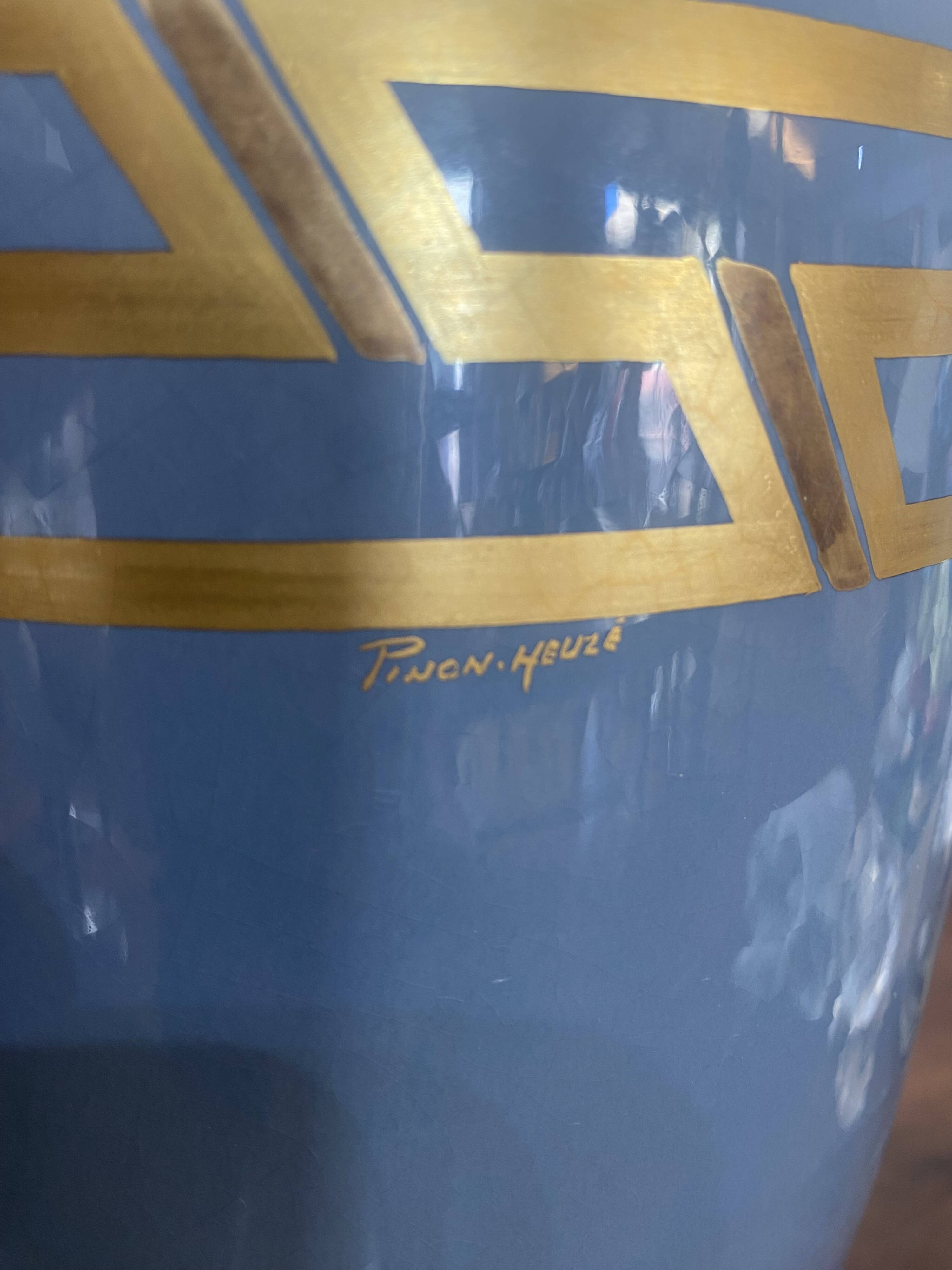 Paire de vases Art Déco signé Pinon Heuzé