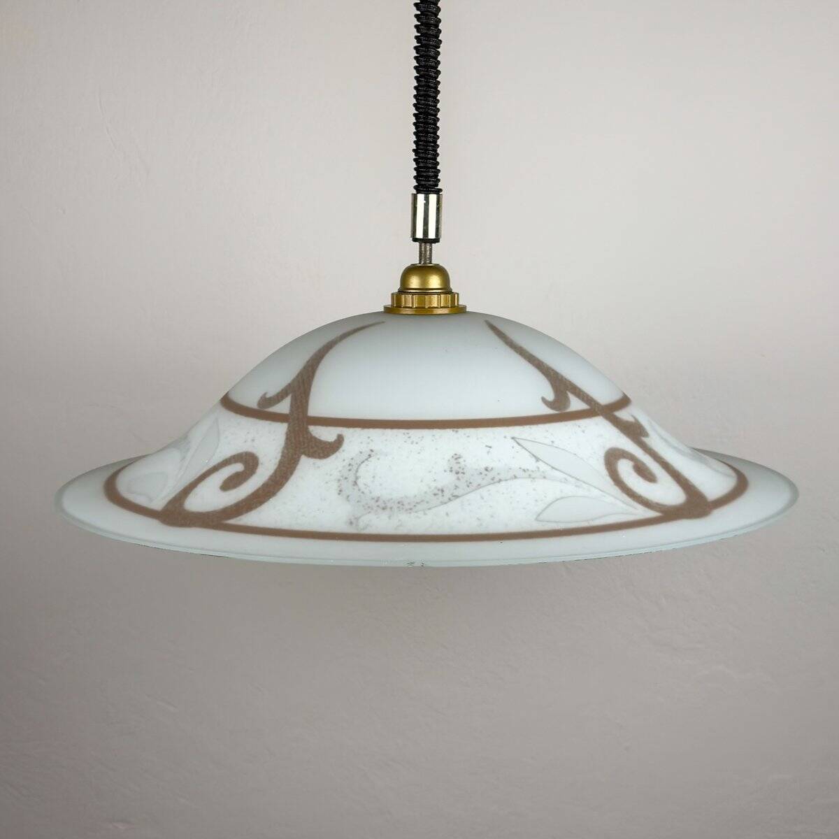 Vintage glass pendant, Italy, 1970s