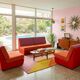 Tricolour armchair