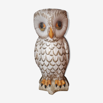 Owl umbrella holder ceramic from Italy
