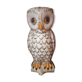 Owl umbrella holder ceramic from Italy