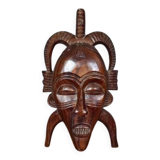 Grand African mask in carved wood – Tribal art – H 61 cm - 20th century