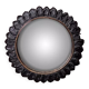 Convex mirror 28 cm black
