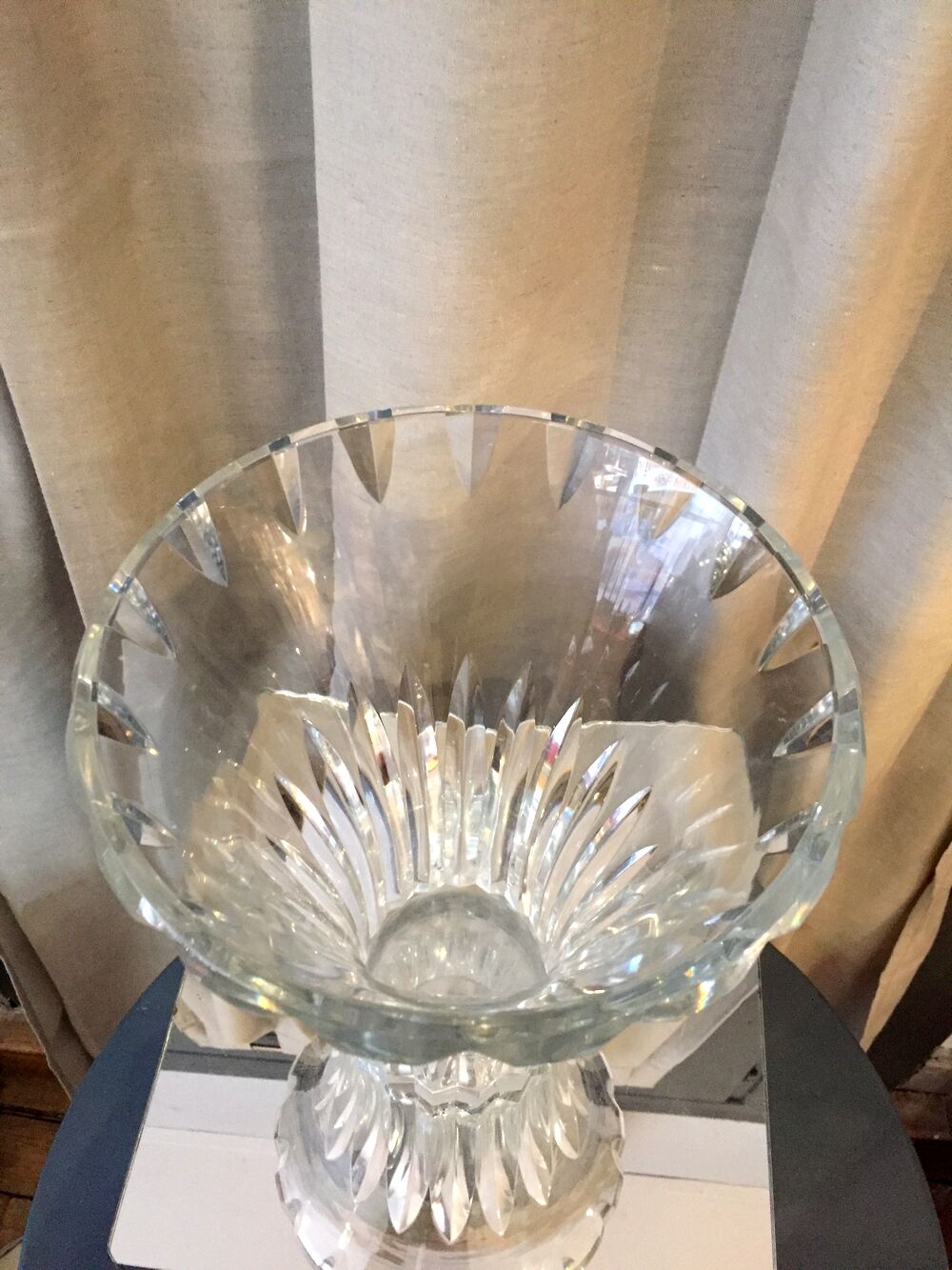 Vase in crystal size baccarat