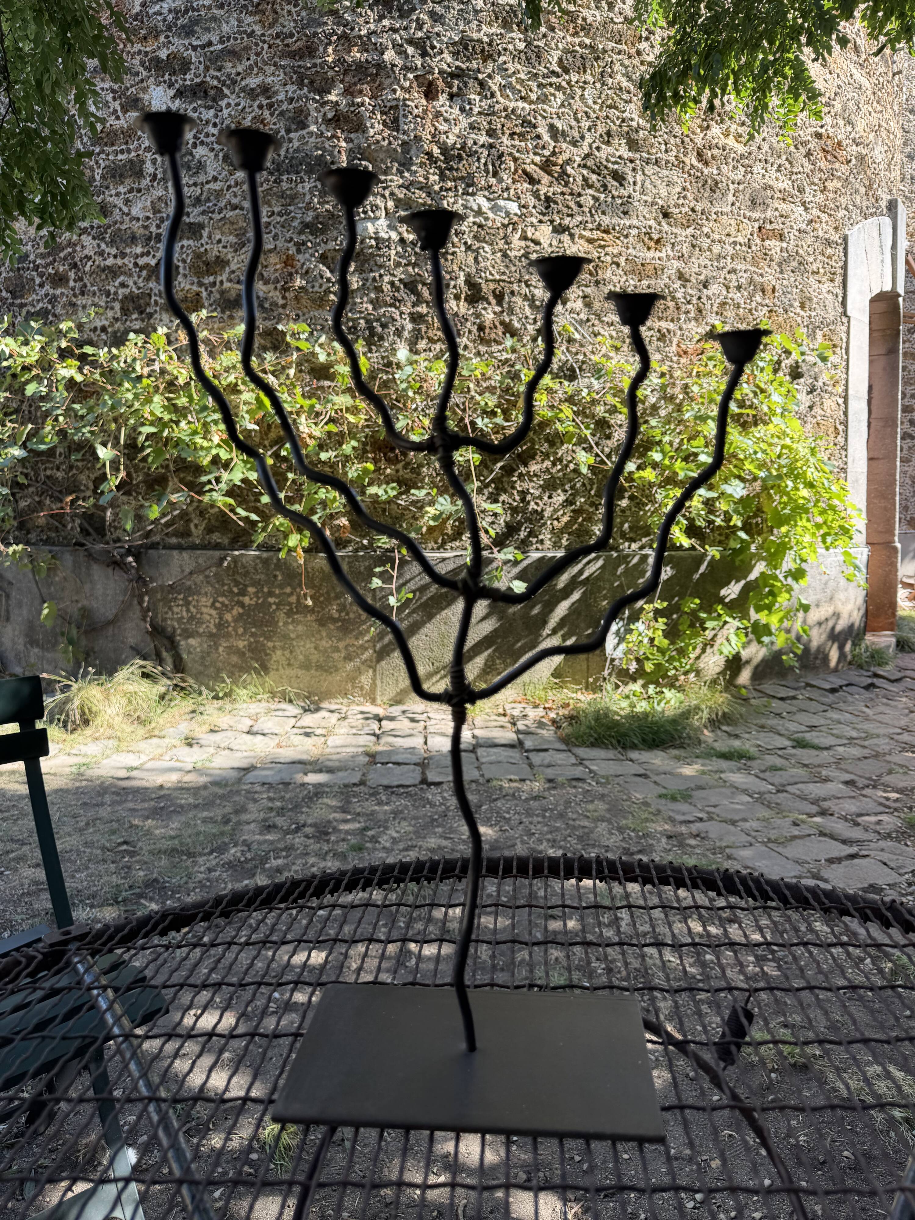 Seven-branch candlestick Patrick de Bruyn