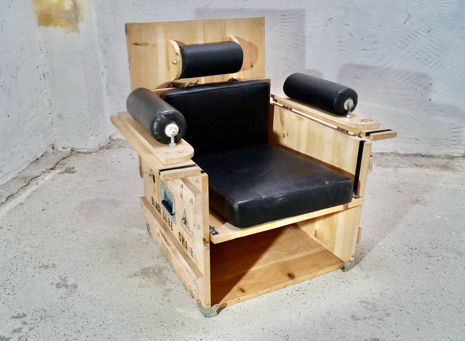 Cube chair by Heinz Julien