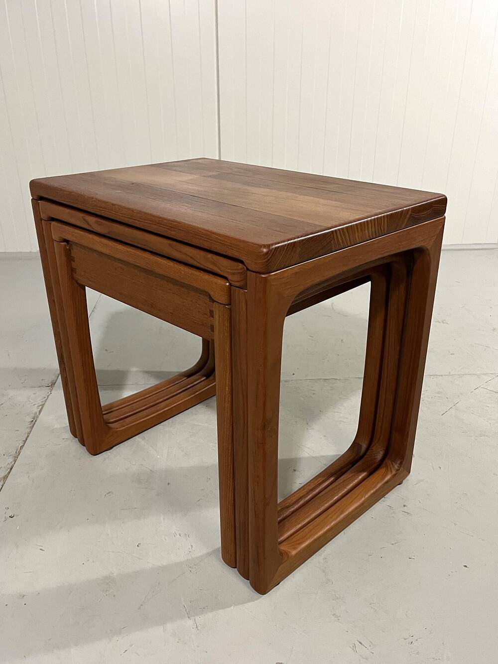 BR Gelsted teak nesting tables with drawer Denmark