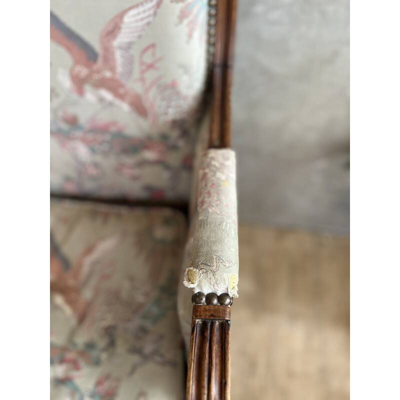 Antique bergère armchairs