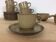 Tea or coffee service in sandstone, 8 people