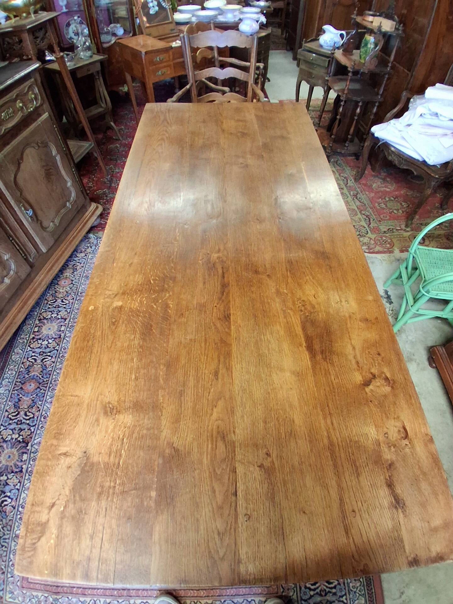 Old farmhouse table
